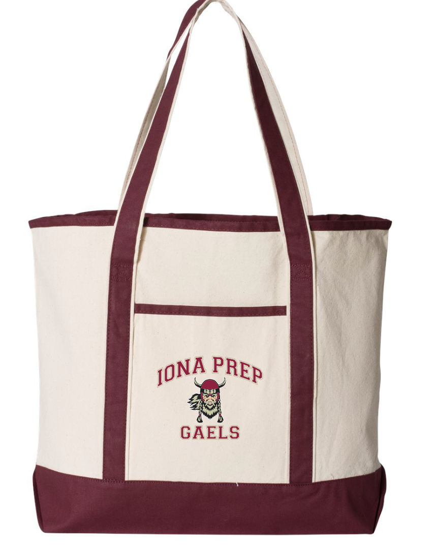 Iona Prep Gaels Canvas Tote Bag